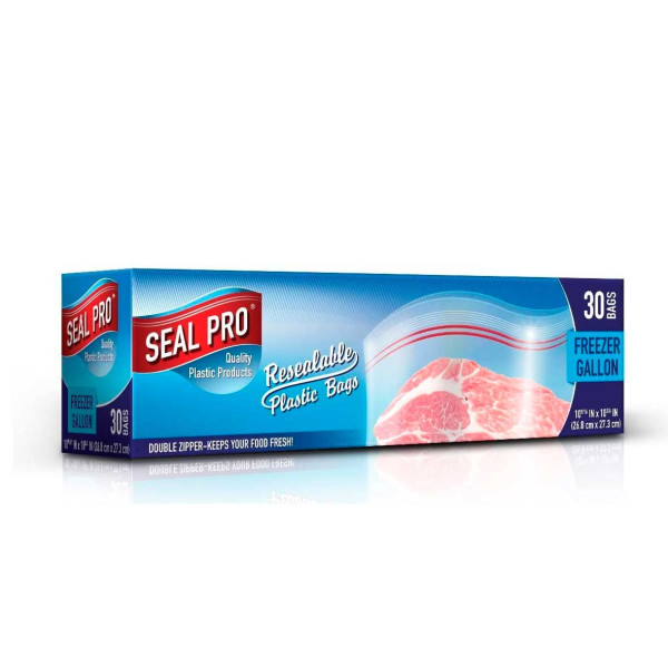 SEAL PRO FREEZER GALLON BAGS 30PK