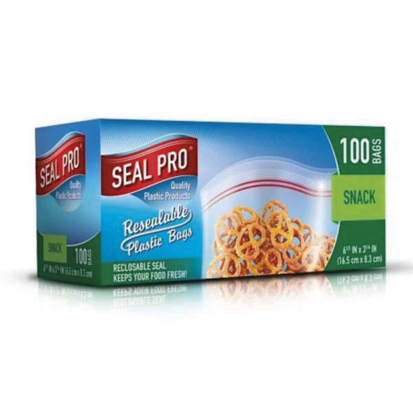 SEAL PRO SNACK BAGS 100PK