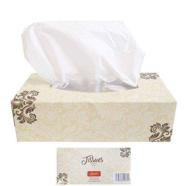 SHEFA TISSUES SHEETS 2 PLY 200PK