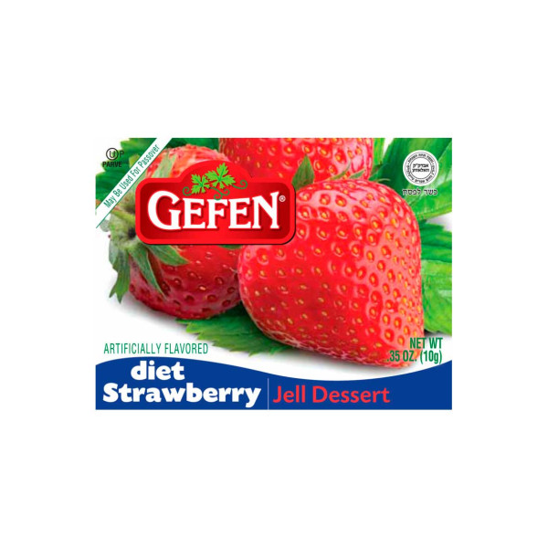 GEFEN STRAWBERRY JELL DESSERT 85GR