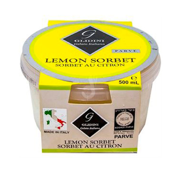 GLIDINI LEMON SORBET 500ML