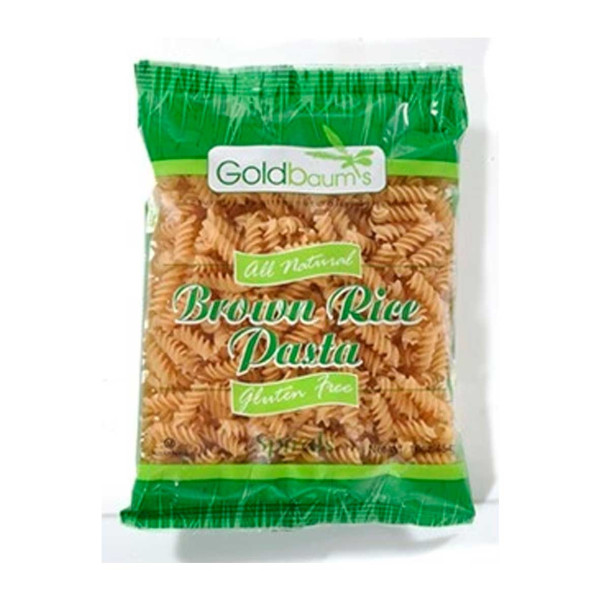 GOLDBAUMS BROWN RICE PASTA SPIRALS 454GR