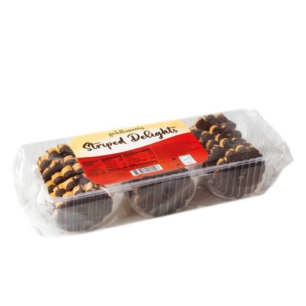 GOLDBAUMS STRIPED DELIGHTS COOKIES 249GR