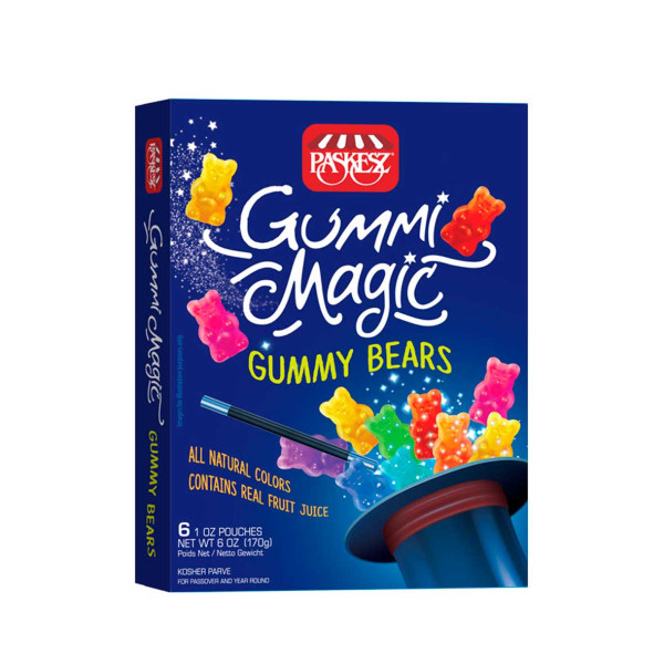 GUMMI MAGIC GUMMY BEARS 6PK 170GR