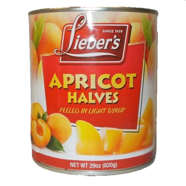 LIEBERS APRICOT HALVES 820G