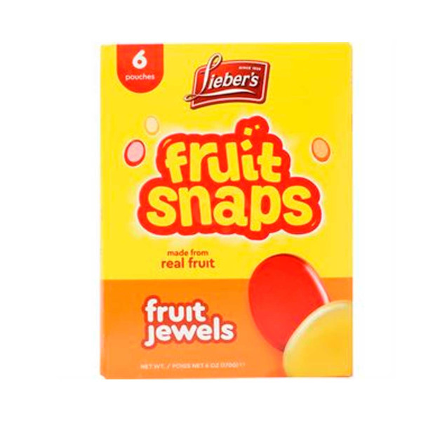 LIEBERS FRUIT SNAPS FRUIT JEWELS 170GR
