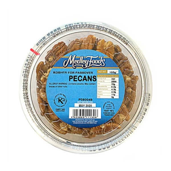 MEDLEY FOODS CARMELISED PECANS 100G