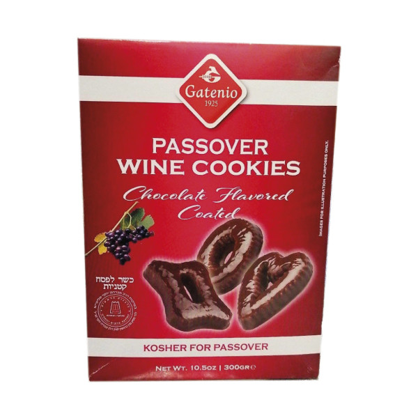 PASSOVER WINE COOKIES COATED GATENIO 300GR