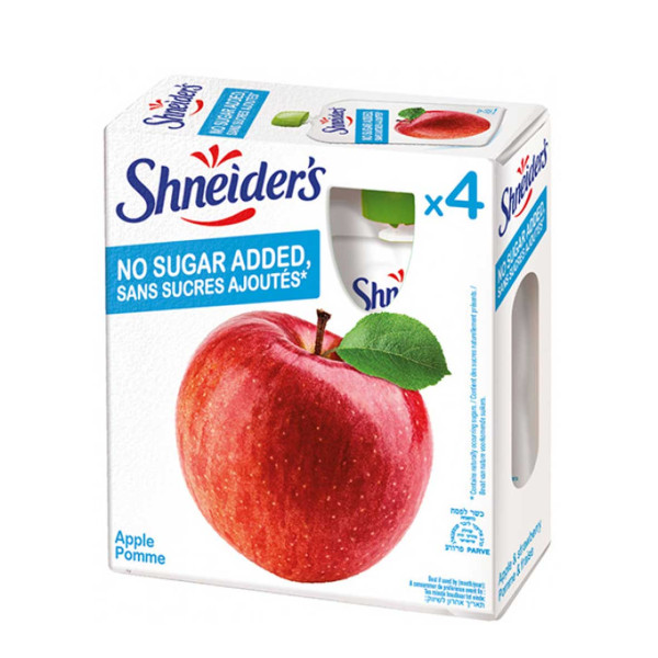 SHNEIDERS SUGAR FREE APPLE 4PK