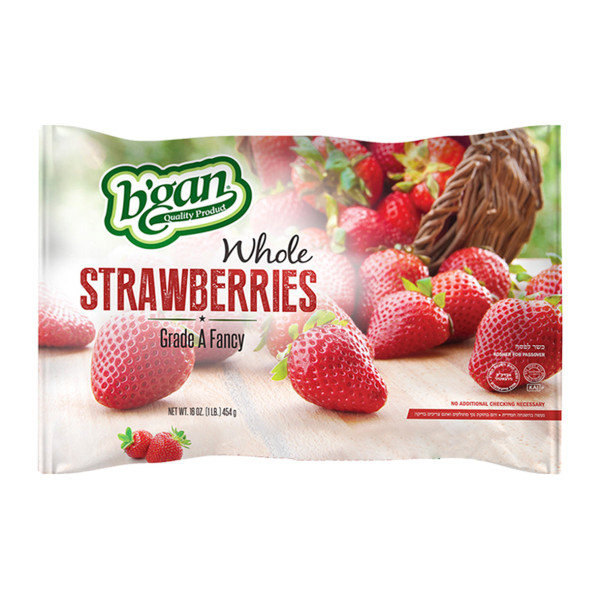BGAN WHOLE STRAWBERRIES 454GR