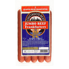 CHICAGOS JUMBO BEEF FRANK