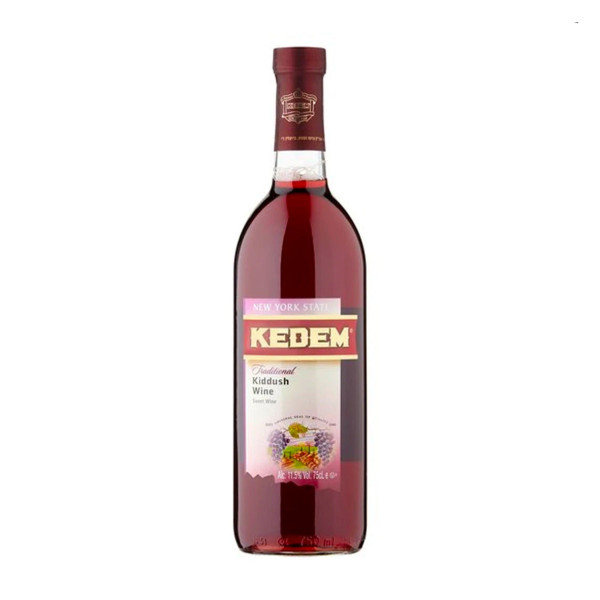 KEDEM TRADITIONAL KIDDUSH WINE 750ML