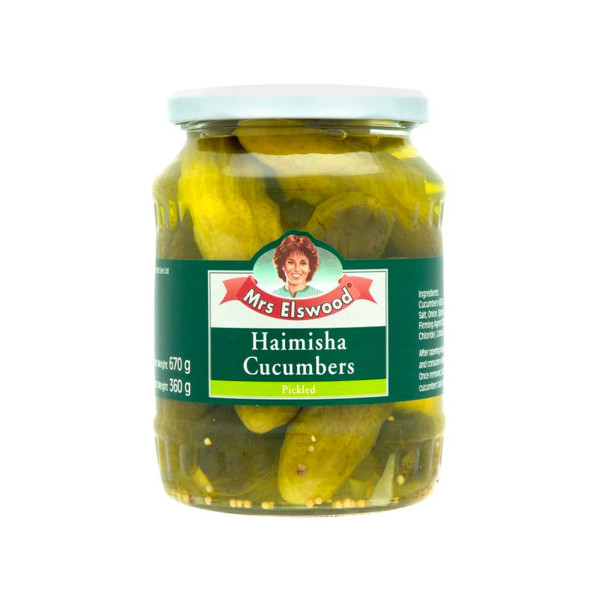 MRS ELSWOOD HAIMISHA CUCUMBERS 670GR