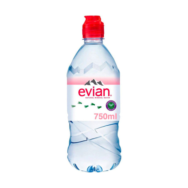 EVIAN WATER SPORTS CAP 750ML