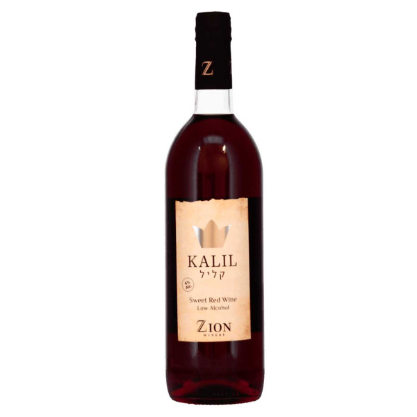 ZION LOW ALCOHOL SWEET RED WINE 750ML