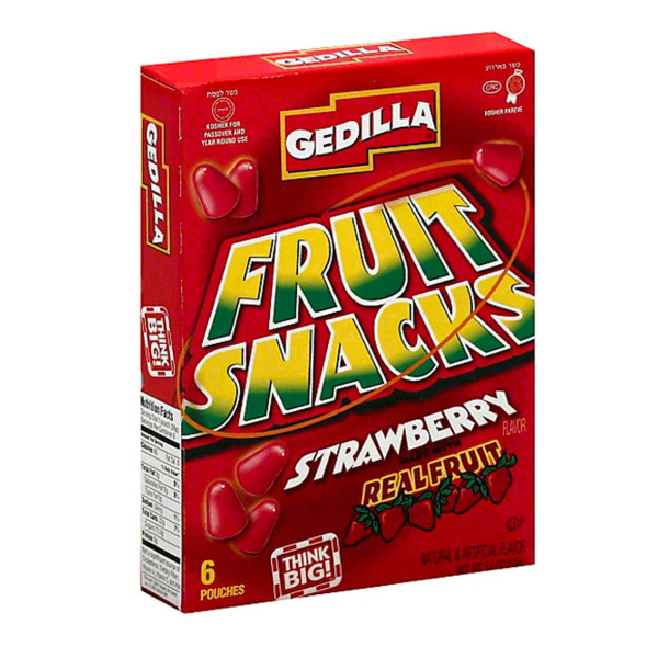 FRUIT SNACKS STRAWBERRY 6