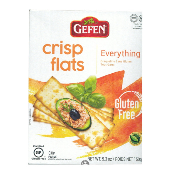 GEFEN CRISP FLATS EVERYTHING 150GR