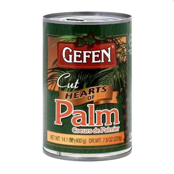 GEFEN CUT HEARTS PALM 400GR