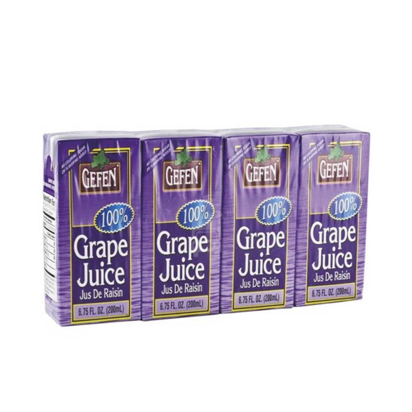 GEFEN MINI GRAPE JUICE 3PK