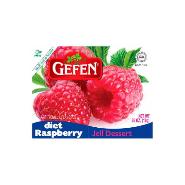 GEFEN RASPBERRY JELL DESSERT 85GR