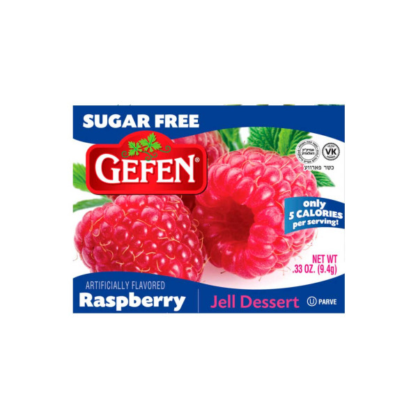 GEFEN SUGAR FREE RASPBERRY JELL DESSERT 8.5GR