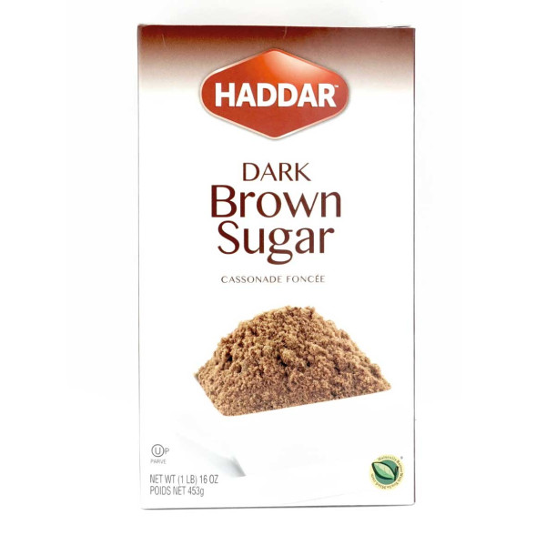 HADDAR DARK BROWN SUGAR 453G