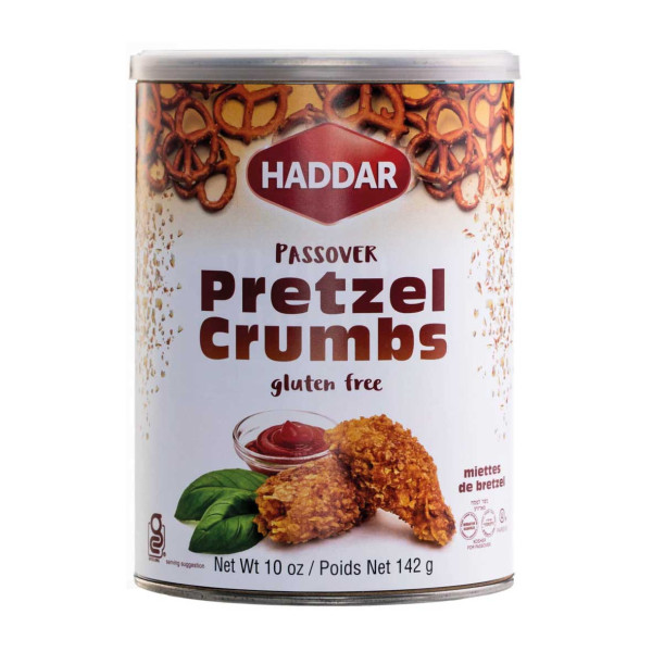 HADDAR PRETZEL CRUMBS GLUTEN FREE 283GR