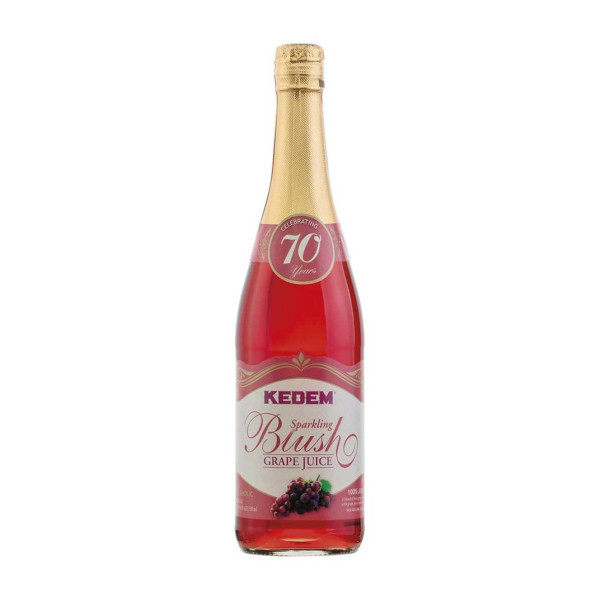 KEDEM SPARKLING BLUSH GRAPE JUICE 750ML