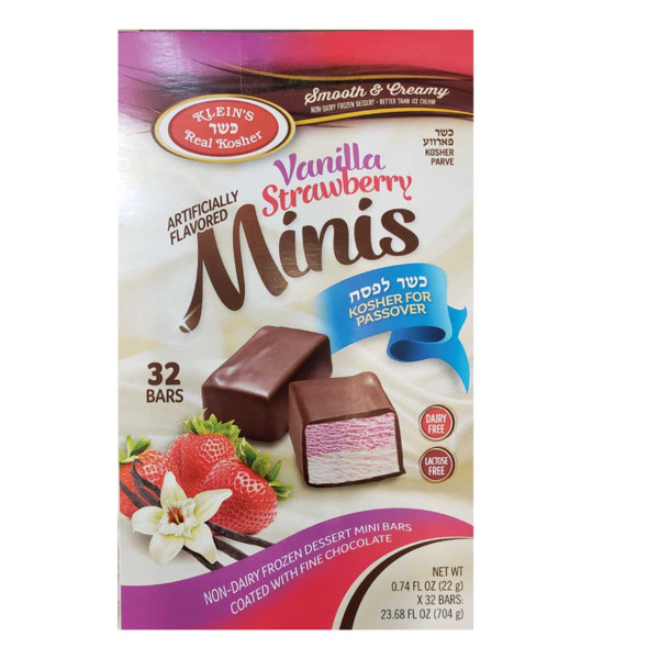 KLEINS VANILLA STRAWBERRY MINIS ICE CREAM 32PK