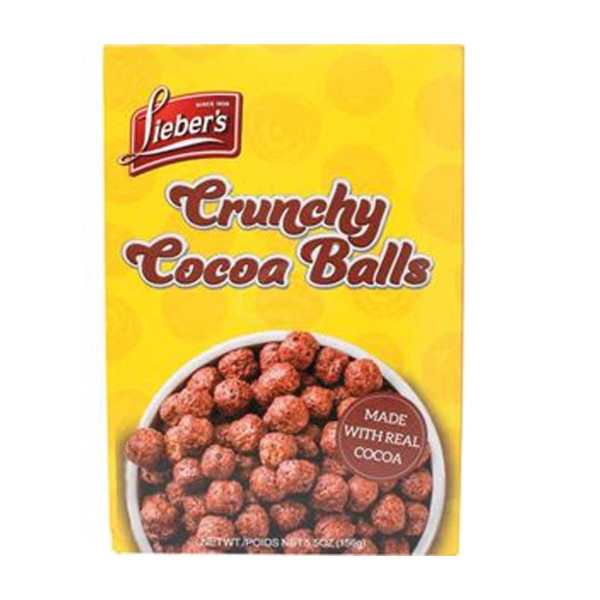 LIEBERS CRUNCHY COCOA BALLS CERALS 156GR