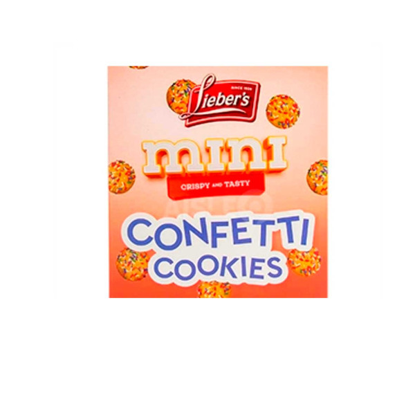 LIEBERS MINI CONFETTI COOKIES 28GR