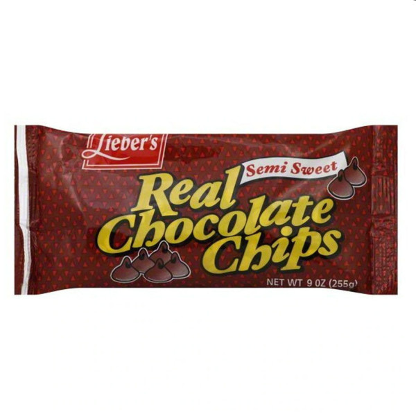 LIEBERS REAL CHOC CHIPS 255GR