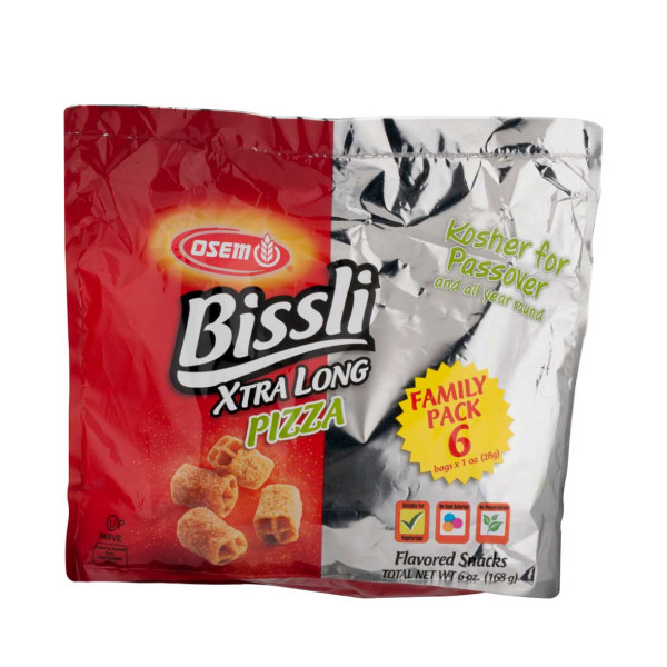 OSEM BISSLI EXTRA LONG PIZZA FAMILY PACK 6X28GR