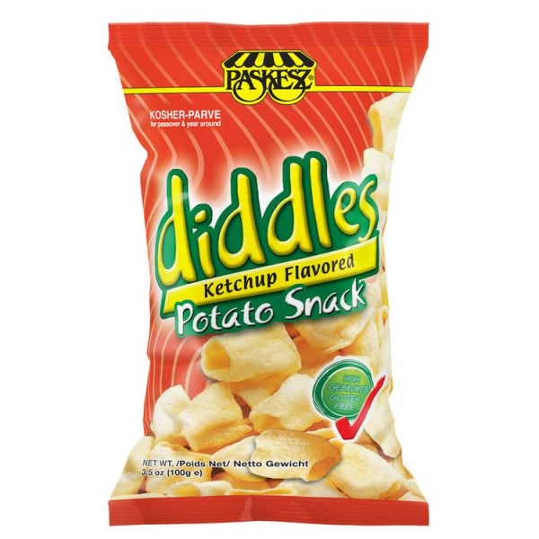 PASKESZ DIDDLES KETCHUP POTATO SNACK 100GR