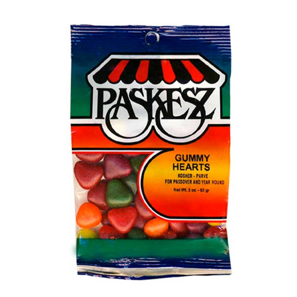 PASKESZ JELLY FILLED HEARTS PESACH 113GR