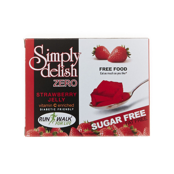 SIMPLY DELISH ZERO STRAWBERRY JELLY 8GR