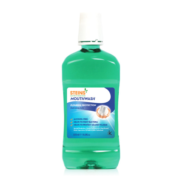 STEINS MOUTHWASH FRESH MINT 500ML