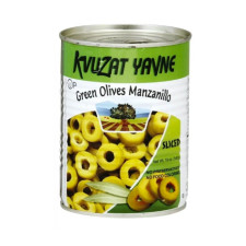 KVUZAT YAVNE GREEN SLICED OLIVES 560GR