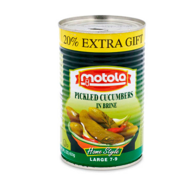 MOTOLA CUCUMBERS IN BRINE 7-9 650GR