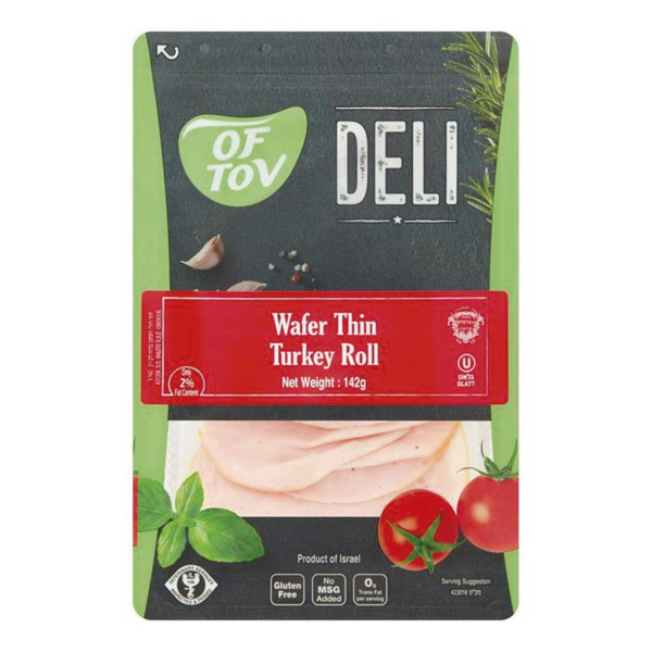 OF TOV WAFER THIN TURKEY ROLL 142GR