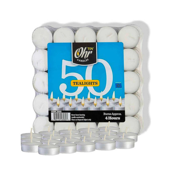 OHR TEA LIGHTS 50PK
