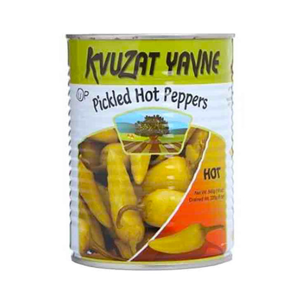 PICKLED HOT PEPPERS KVUZAT YAVNE 560GR