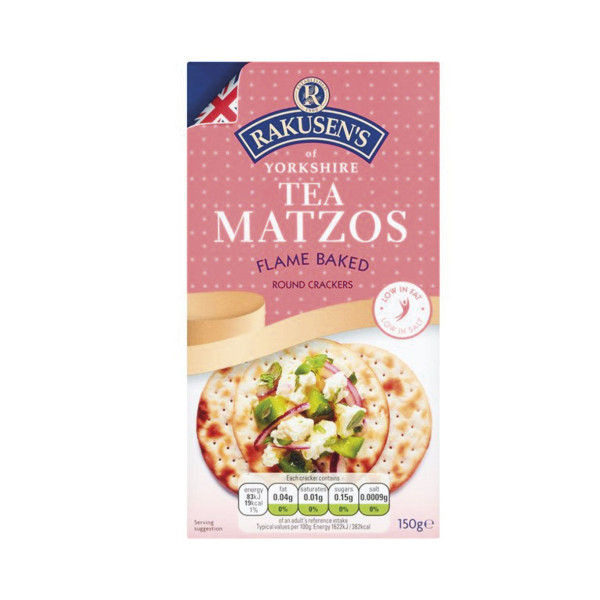RAKUSENS TEA MATZOS 150G